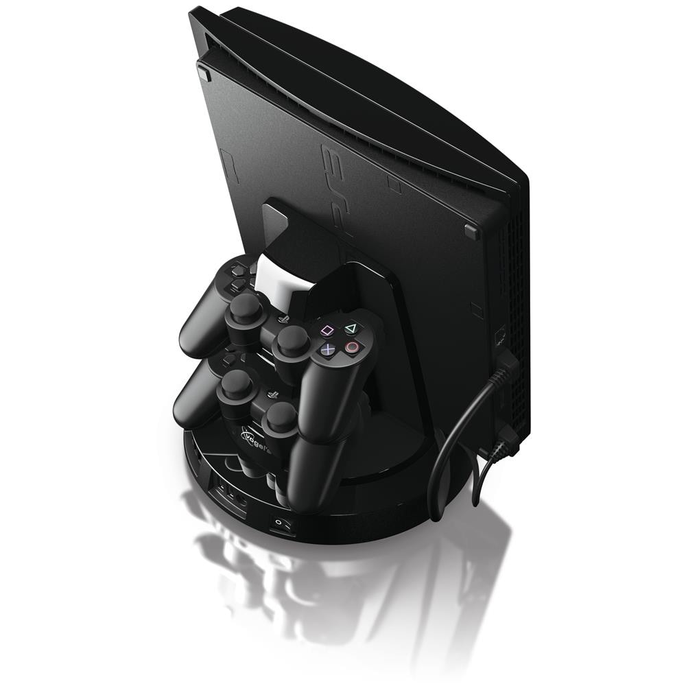 TwistDock mette la vostra PS3 su un piedistalloLa TwistDock è l'ultimissima innovazione di a cui non potranno certo rinunciare gli appassionati di PlayStation®3. La TwistDock è molto di più di una normale docking station: è un sistema esclusivo capace di espandere, ricaricare e connettere la - Foto 2